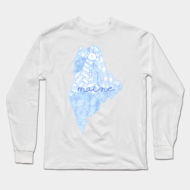 Maine Long Sleeve T-Shirt by ally1021